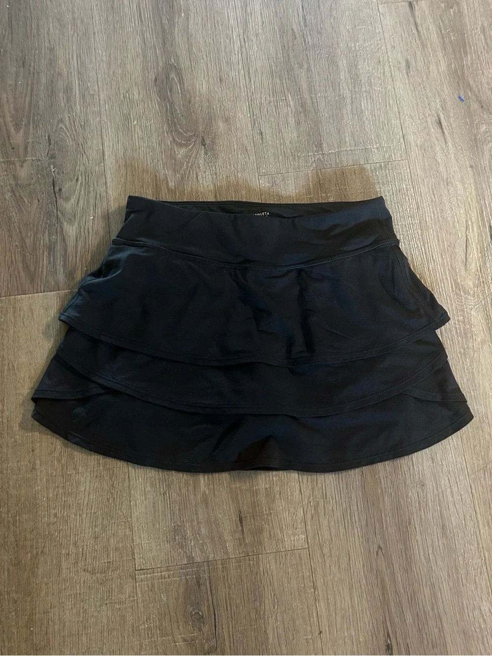 Black Athleta Girl Swing Skort Ruffled Medium/8-10